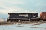 NS GP38-2 Locomotive making moves in the yard